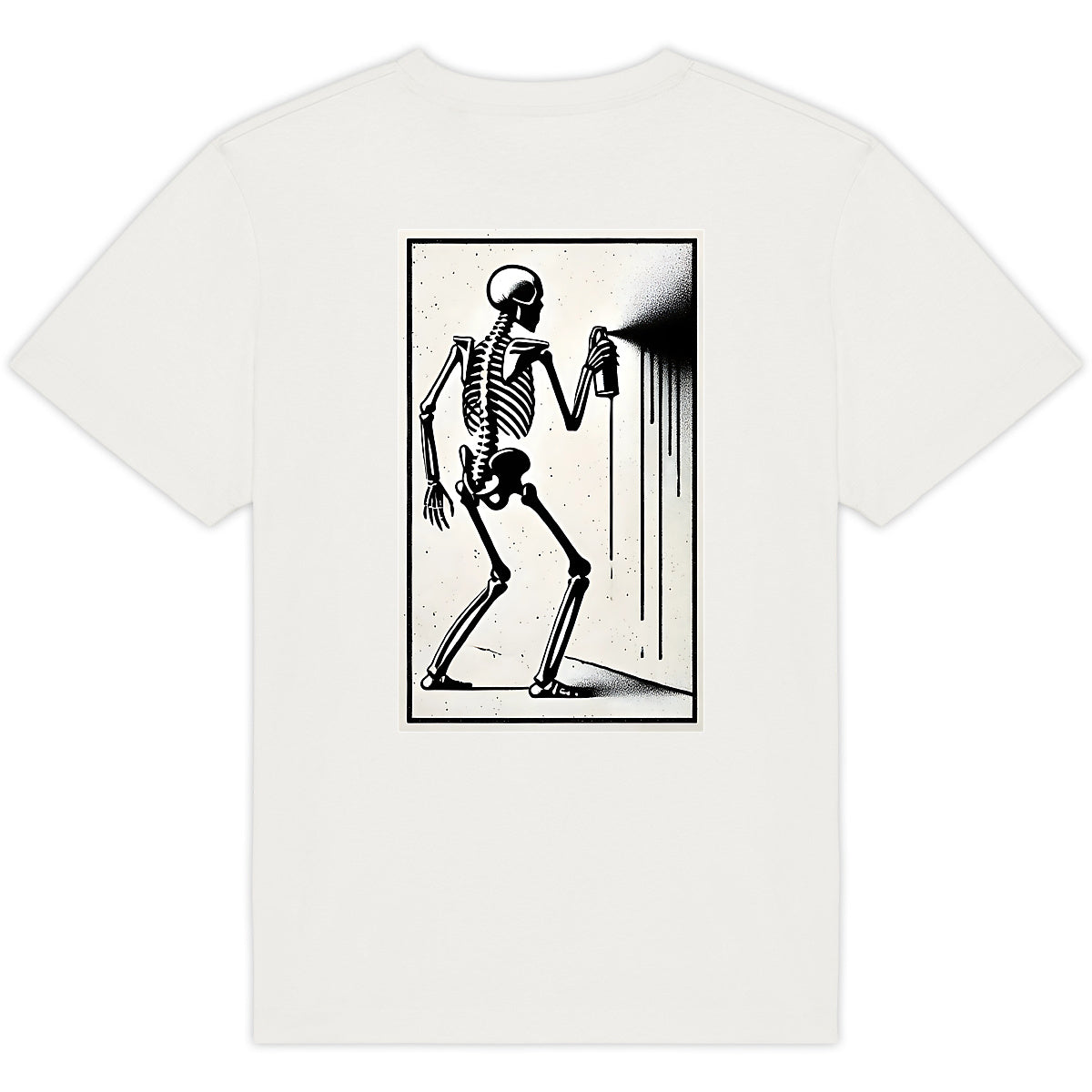 T-shirt Oversized Sprayed Art
