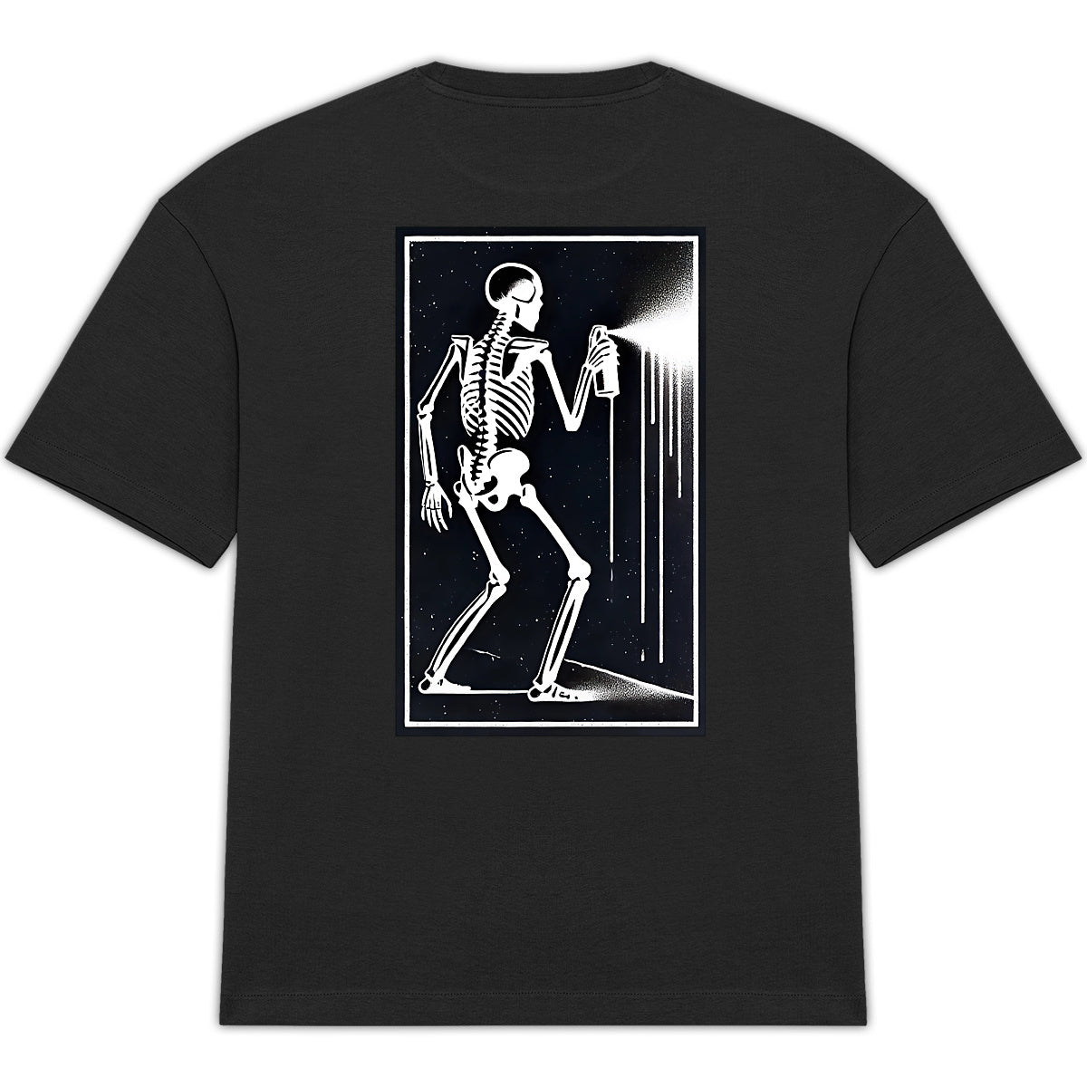 T-shirt Oversized Sprayed Art